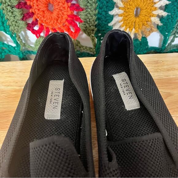 Steven Kelsea Black Slip On‎ Sneakers Size 10 - Picture 8 of 14